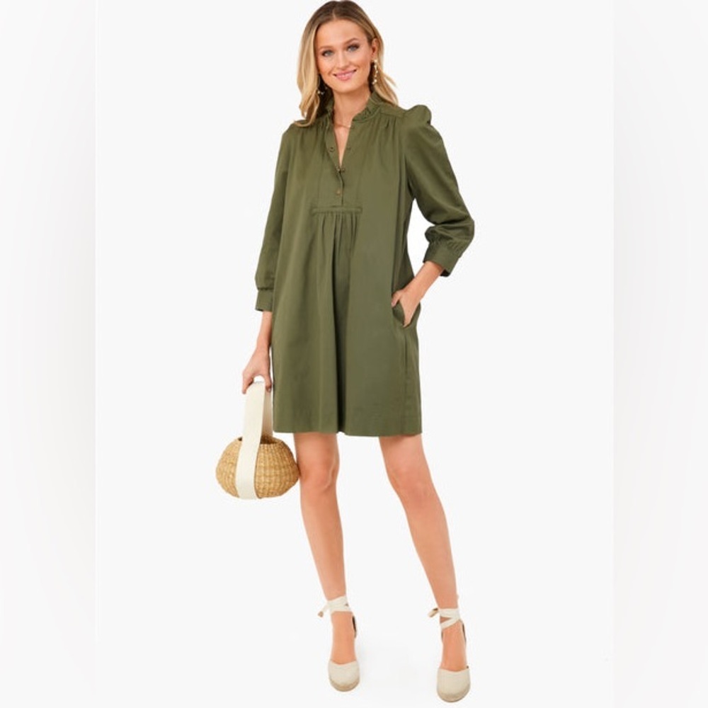 Tuckernuck’s,Pomander Place, Claiborne Dress,Ruffle-Collar,PERFECT,Size Large